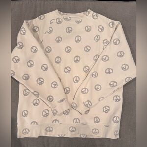 Brunette The Label All Over Peace Sweater